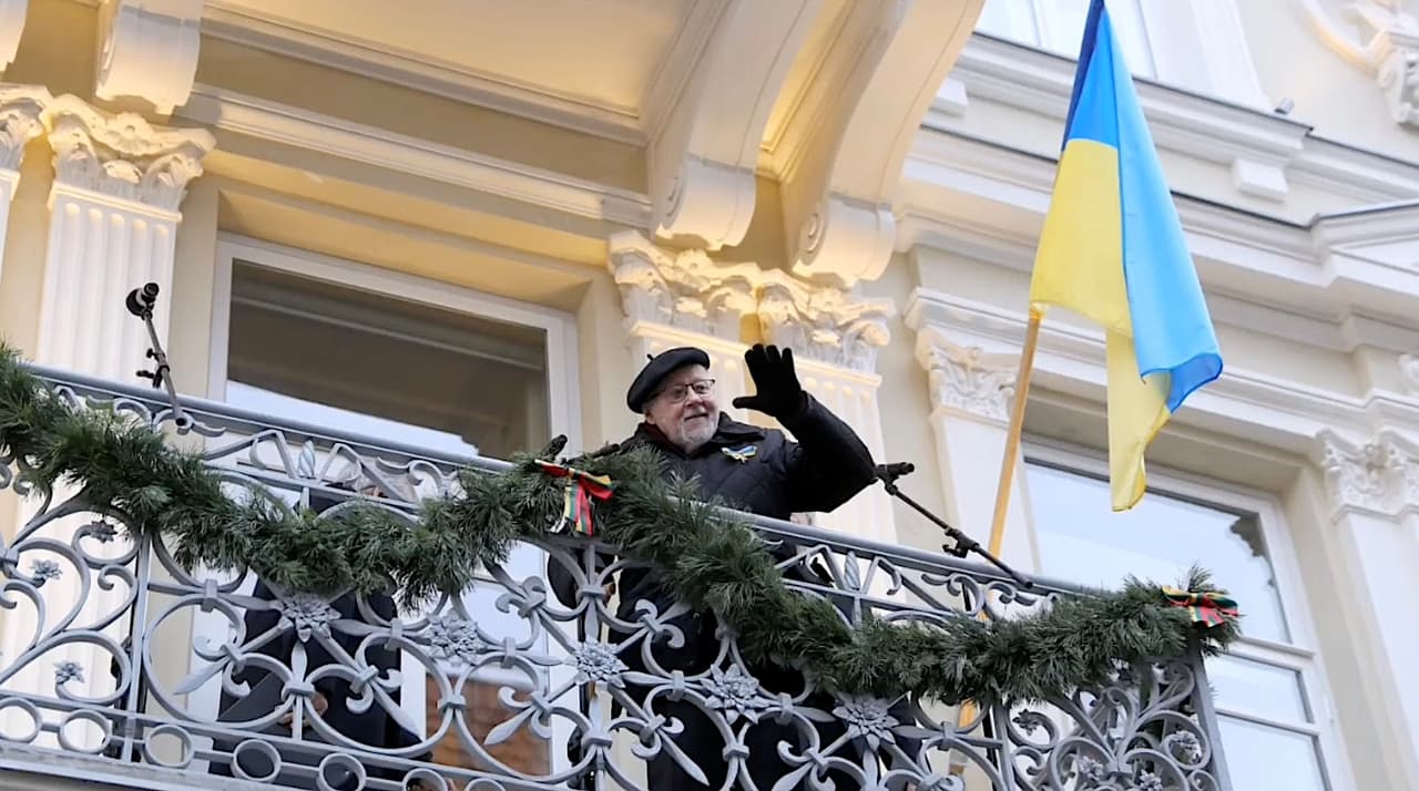 **Lietuvos va(l)dovas, šalies nepriklausomybės autorius Vytautas Landsbergis.**
