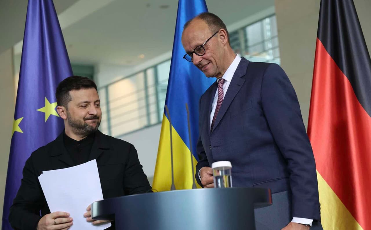 Merz apie Ukrainą: teritorijų klausimas ir kelias į Europos Sąjungą