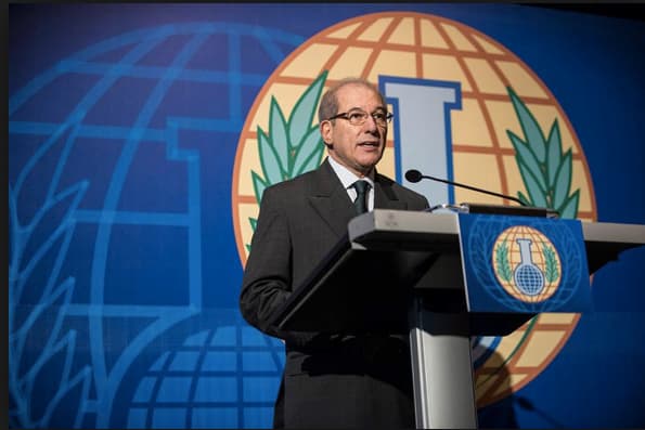 Cheminio ginklo draudimo organizacijos (OPCW) direktorius Ahmetas Uzumcu. OPCW nuotr.