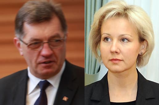A. Butkevičius ir D. Korsakaitė. Martyno Ambrazo (ELTA) ir „ve.lt“ nuotr.