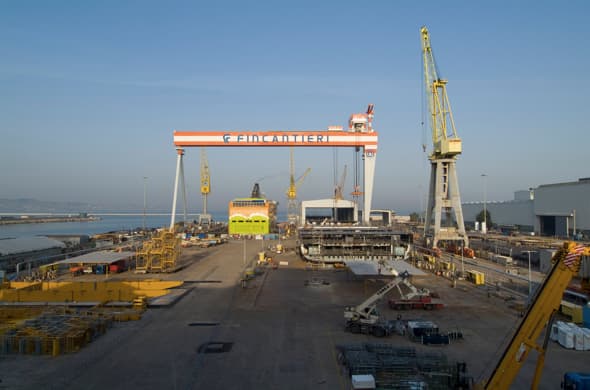 Laivų statykla „Fincantieri“. Fincantieri.it nuotr.