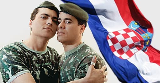 Kroatų kareiviai gėjai norėjo tuoktis, tačiau 68 proc. Kroatijos Respublikos gyventojų per referendumą tam pasipriešino