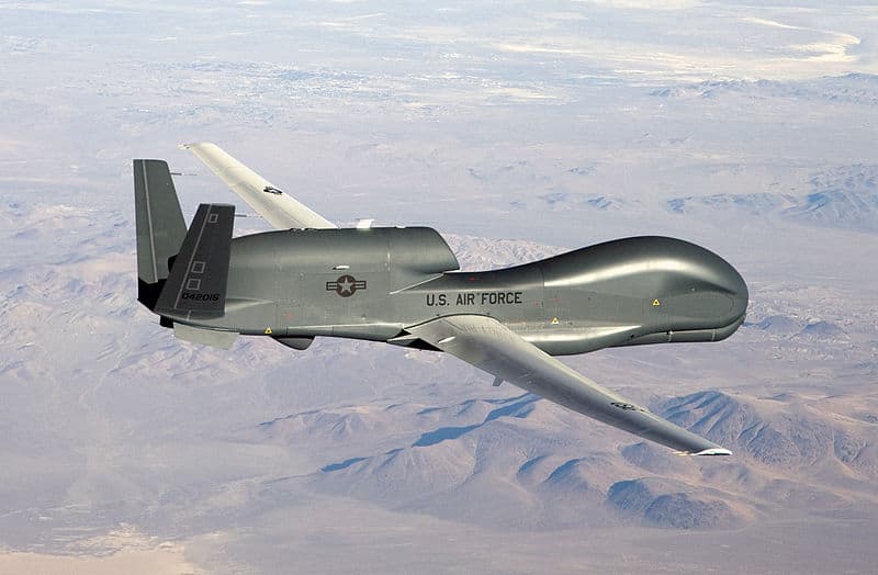 „An RQ-4 Global Hawk“ bepilotis lėktuvas. En.wikipedia.org nuotr.
