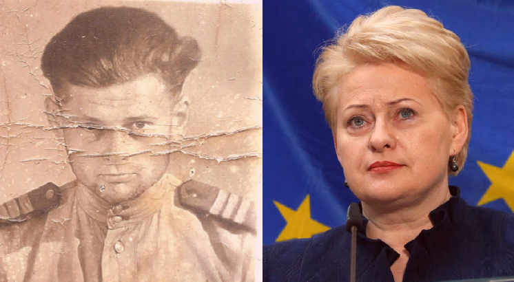 Tiesa, kad vaikai neatsako už savo tėvus. Bet tiesa ir tai, kad aukščiausių šalies vadovų biografijose negali būti nutylėti jokie svarbūs faktai, o tuo labiau - piliečiams negali būti skelbiama tiesos neatitinkanti informacija. Nuotr. Polikarpas Grybauskas ir Dalia Grybauskaitė