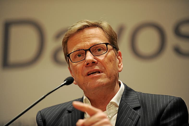 Užsienio reikalų ministras Guido Westerwelle