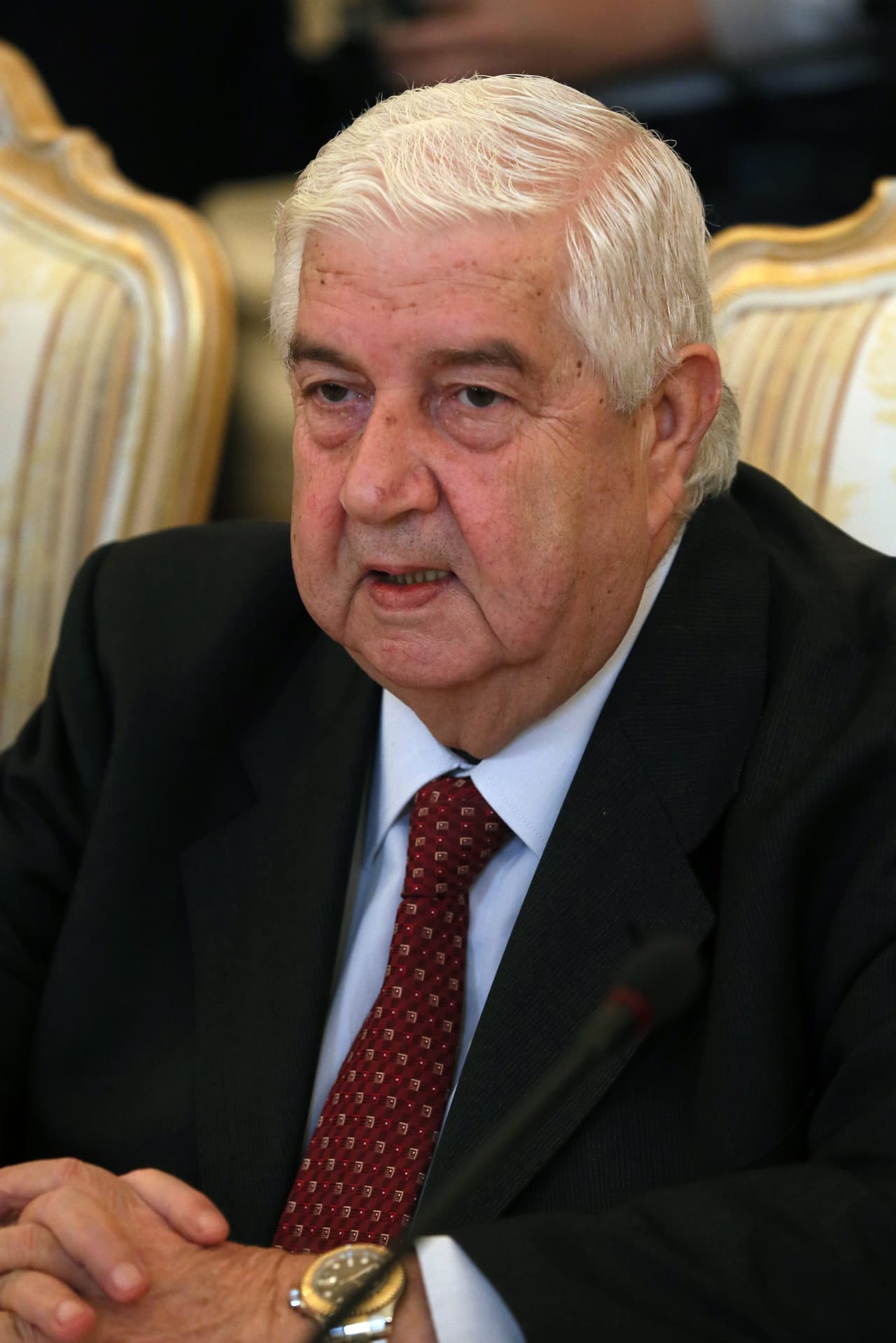 Sirijos užsienio reikalų ministras Validas al Mualemas (Walid al-Moualem). EPA-ELTA nuotr.