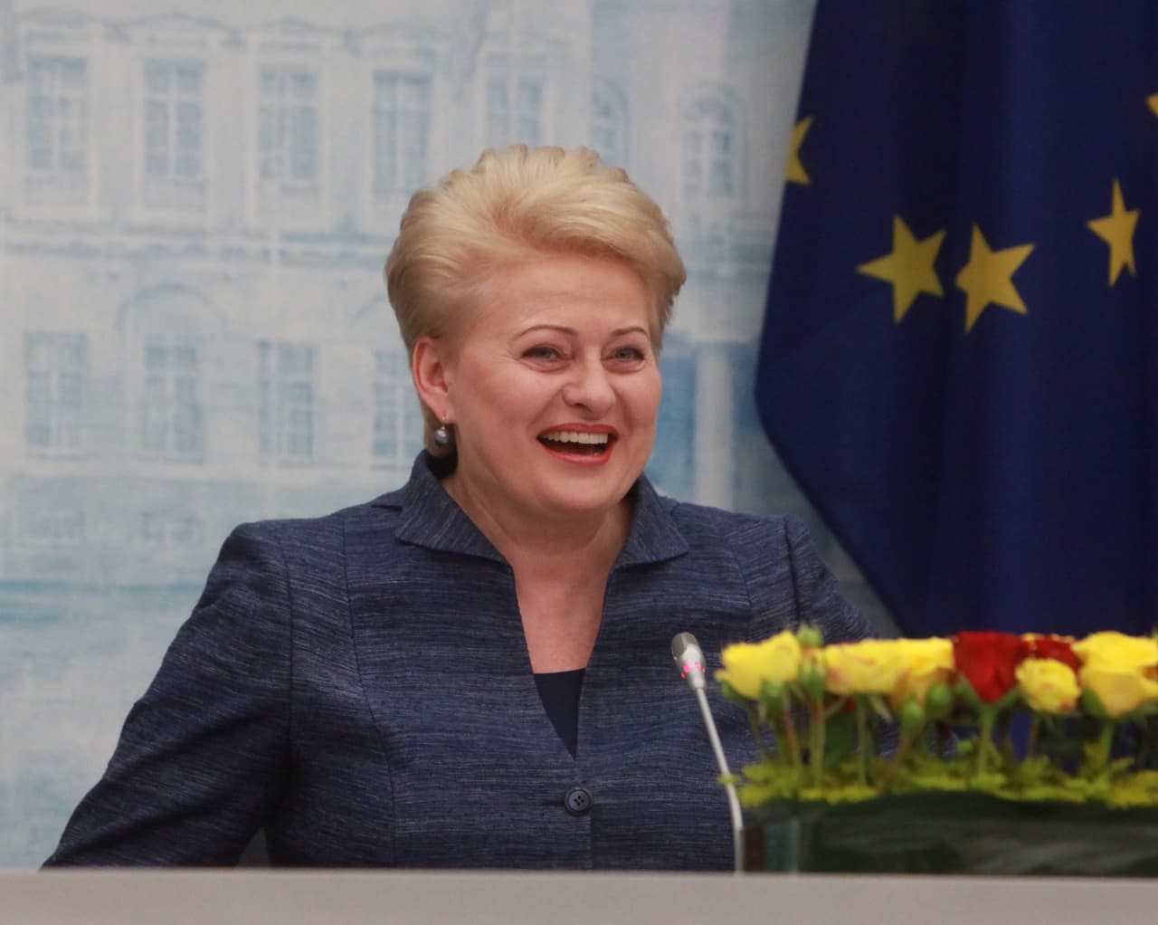 Lithuanian President Dalia Grybauskaitė is the country's person of the year