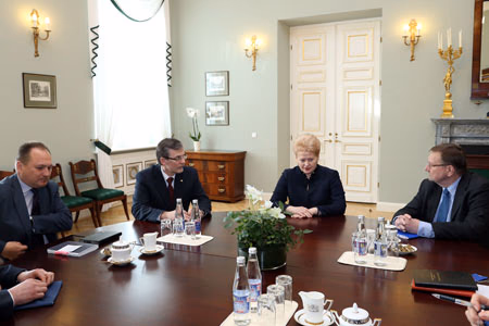 Prezidentė susitiks su teismų vadovais