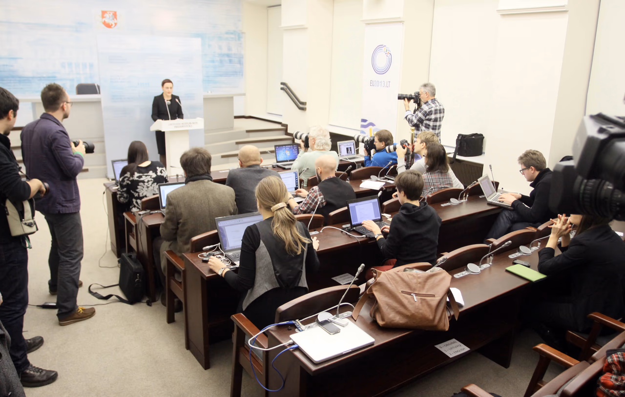 D. Ulbinaitės spaudos konferencija. Gedimino Savickio (ELTA) nuotr.