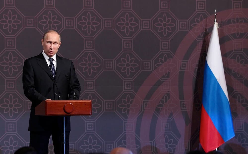 Rusijos prezidentas V. Putinas pripažintas didžiu tekvondo meistru. EPA-Eltos nuotr.