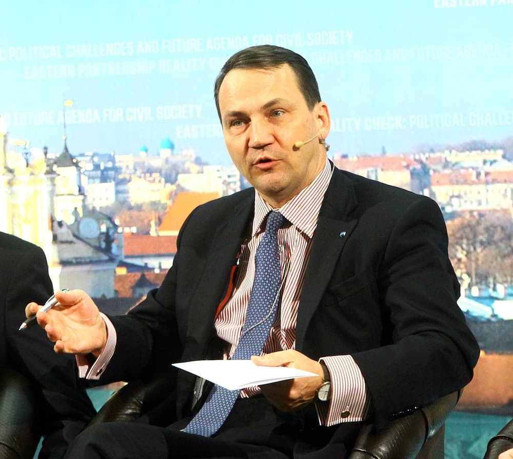 Lenkijos užsienio reikalų ministras Radoslawas Sikorskis. Eltos nuotr.