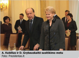 A. Kubilius ir D. Grybauskaitė