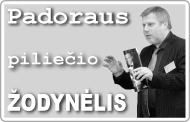 Padoraus piliečio žodynėlio viršelis