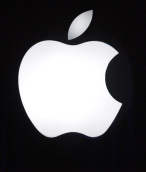 „Apple“ logotipas. Paveikslėlis iš www.thesun.co.uk