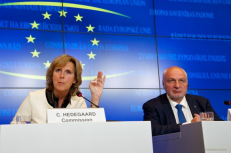 C. Hedegaard ir V. Mazuronis. Nuotr. iš „eu2013.lt“