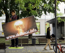 Protestas V. Kudirkos aikštėje. Gedimino Savickio („ELTA“) nuotr.