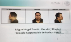 Miguelis Angelis Trevino Moralesas sučiuptas netoli JAV sienos. EPA-ELTA nuotr.