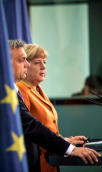 Vengrijos premjeras Viktoras Orbánas ir Vokietijos kanclerė Angela Merkel