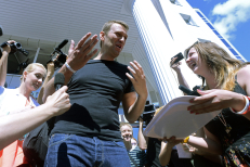 A. Navalnas paleistas į laisvę. EPA-ELTA nuotr.