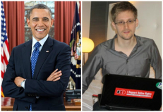 Barackas Obama ir Edwardas Snowdenas