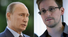 Rusijos prezidentas Vladimiras Putinas ir Edwardas Snowdenas