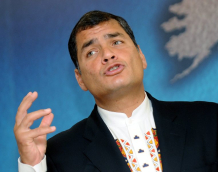 Ekvadoro prezidentas Rafaelis Correa