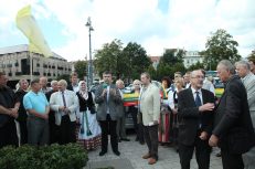 Baltijos keliui atminti. Martyno Ambrazo (ELTA) nuotr.
Vilnius, 2012 m. rugpjūčioio 22 d.