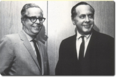 Įžvalgusis „Blue Note Records“ vadovų tandemas – Alfredas Lionas (kairėje) ir Francis Wolffas. Nuotr. iš jazzprofiles.com 