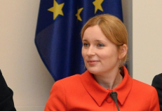 Prezidentės patarėja Jovita Pranevičiūtė-Neliupšienė buvo informuota, kad diplomatų pokalbių įrašų originalais disponavo VSD. Nuotr. Roberto Dačkaus, prezident.lt