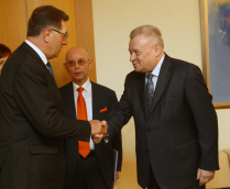 Premjeras A. Butkevičius susitiko su naujuoju Rusijos ambasadoriumi A. Udalcovu. Dainiaus Labučio (ELTA) nuotr.