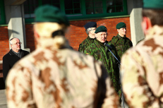 Į misiją Afganistane vasarį išlydėta nauja logistinės paramos karių grupė. Dainiaus Labučio (ELTA) nuotr.