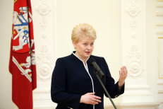 Lietuvos prezidentė Dalia Grybauskaitė. Nuotr. prezidentas.lt