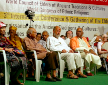 Pasaulio religijų konferencija Nagpure, Indijoje 2009 m. Nuotr. Alkas.lt