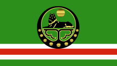 Čečėnijos vėliava. 