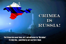 Propagadinis Rusijos plakatas. 