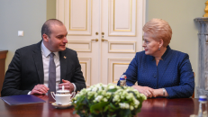 D. Grybauskaitė (dešinėje). Nuotr. prezidentas.lt