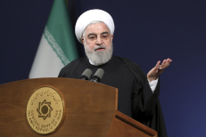 Irano prezidentas Hasanas Ruhani (Hassan Rouhani).