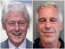 Bilas Klintonas (kairėje) ir Džefris Epšteinas puikiai pažinojo vienas kitą, buvęs JAV prezidentas ne kartą lankėsi vadinamojoje pedofilų saloje Karibų jūroje.