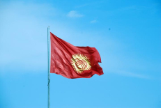 Kirgizijos vėliava.