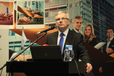 The Lithuanian Minister of Finance Rimantas Šadžius