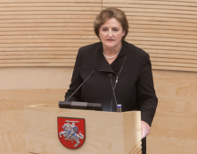 Chair of the Lithuanian Parliament Loreta Graužinienė. ELTA photo