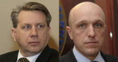 General Prosecutor Darius Valys and Special Investigation Service Director Saulius Urbanavičius