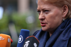 The President of Lithuania Dalia Grybauskaite 