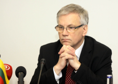Lithuania's Minister of Finance Rimantas Šadžius