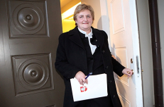 The Chair of the Lithuanian parliament Loreta Grauziniene